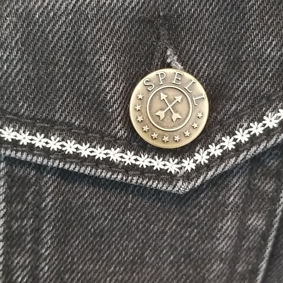 💕SPELL & THE GYPSY💕 Celestial Embellished Jacket XS NWT - Picture 14 of 16